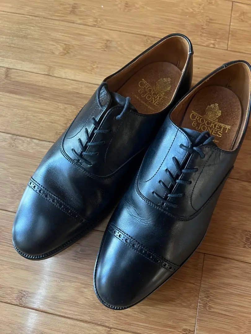 【極美品】クロケット&ジョーンズ ストレートチップ HALLAM サイズ8 E 594.CROCKETT&JONES HALLAM ストレートチップ 6.5E - メルカリ