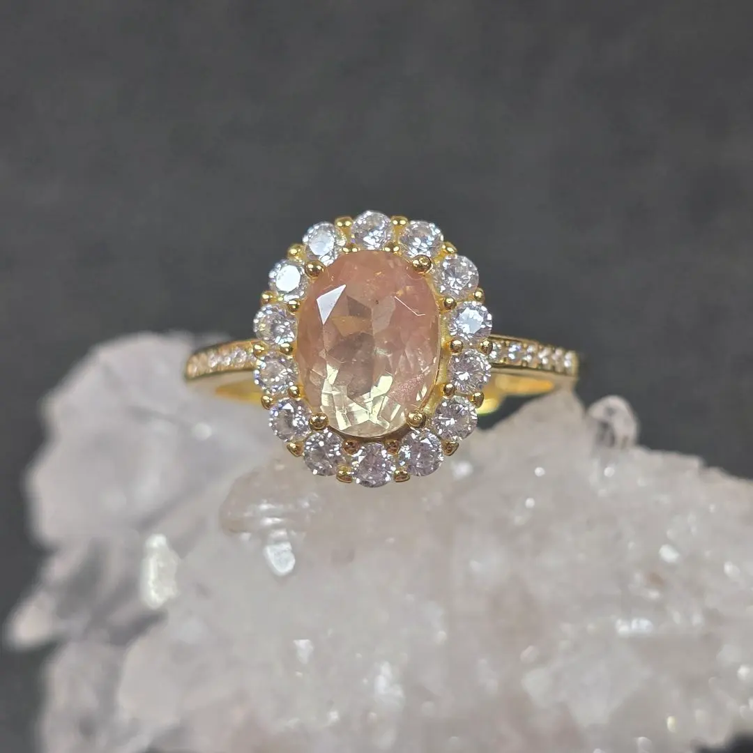 Thumbnail of Oregon sunstone ring. Oregon sunstone ring.