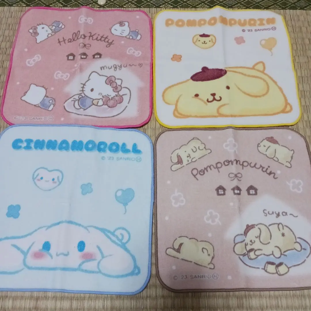 Thumbnail of Sanrio Towel Handkerchief - Hello Kitty, Cinnamoroll, Pompompurin