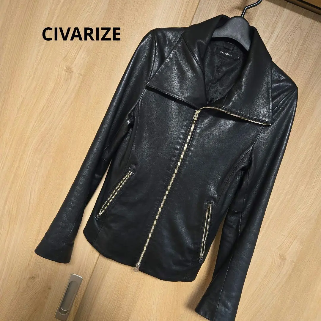 civarizeブラック ライダースジャケット 44 限定値下げ 2025年最新】CIVARIZE シングルライダースの人気アイテム - メルカリ