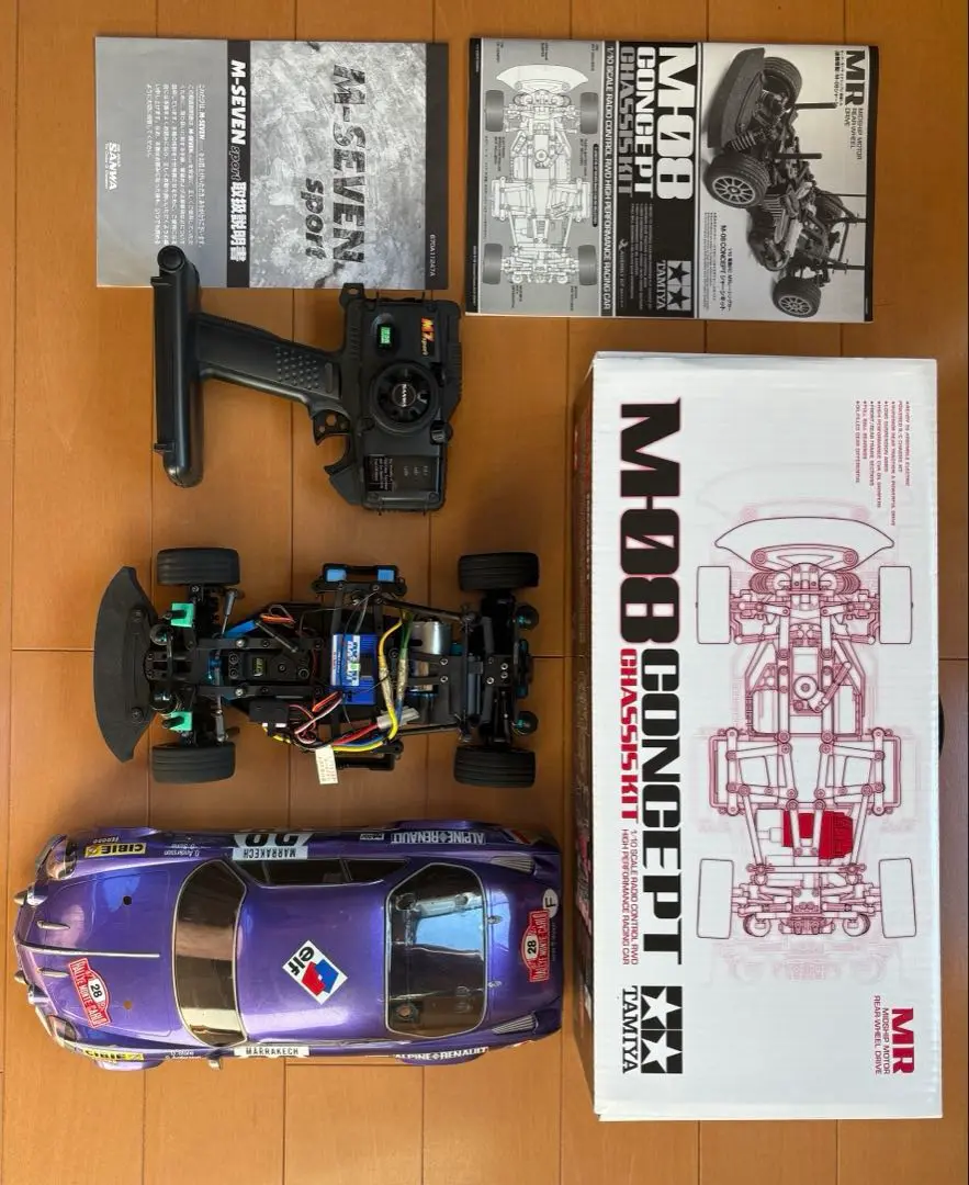 タミヤ　M-08コンセプト　新品未組立　アバルトボディ タミヤ 電動RCカーシリーズ 1/10RC M-08 CONCEPT シャーシキット