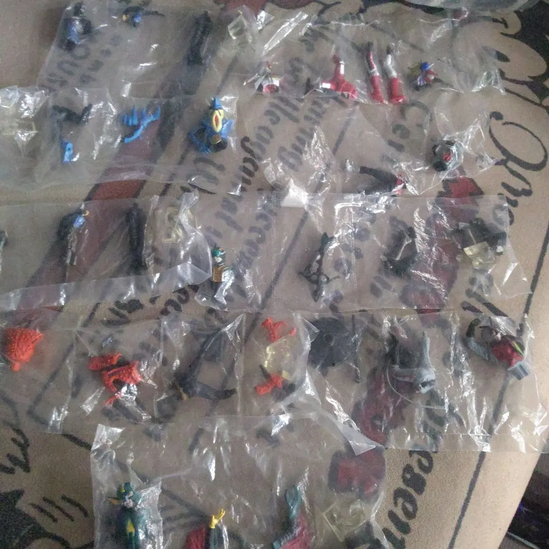 Thumbnail of Kamen Rider figures, mini, set of 9, rare, retro, collectible