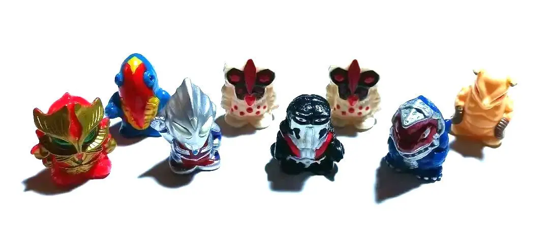 Thumbnail of Ultraman Kaiju Finger Puppet 8-piece Set Tsuburaya Productions Rare Retro