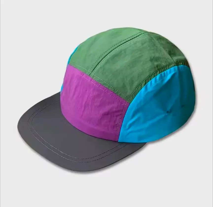 Thumbnail of Multi-block nylon cap | Lightweight, water-repellent, unisex design
