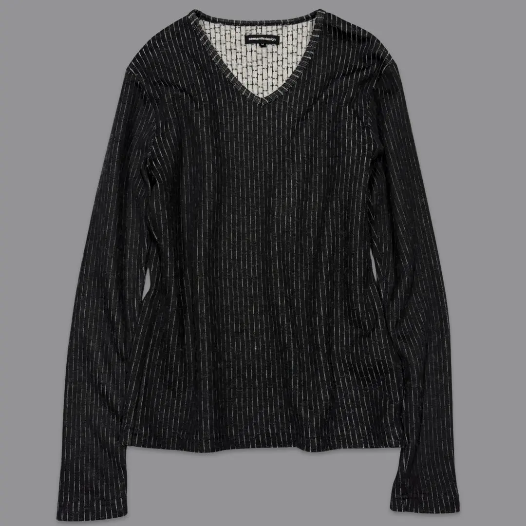 L.G.B long sleeve 長袖 カットソー ルグランブルー LGB LGB ルグランブルー 長袖カットソー ロンT ダメージ加工 シルク 黒 1