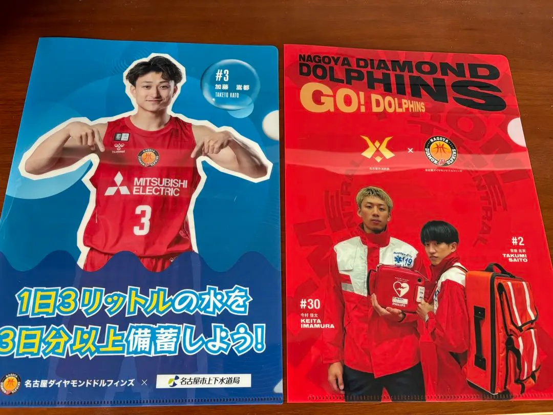 Thumbnail of Nagoya Diamond Dolphins Clear Files x 2