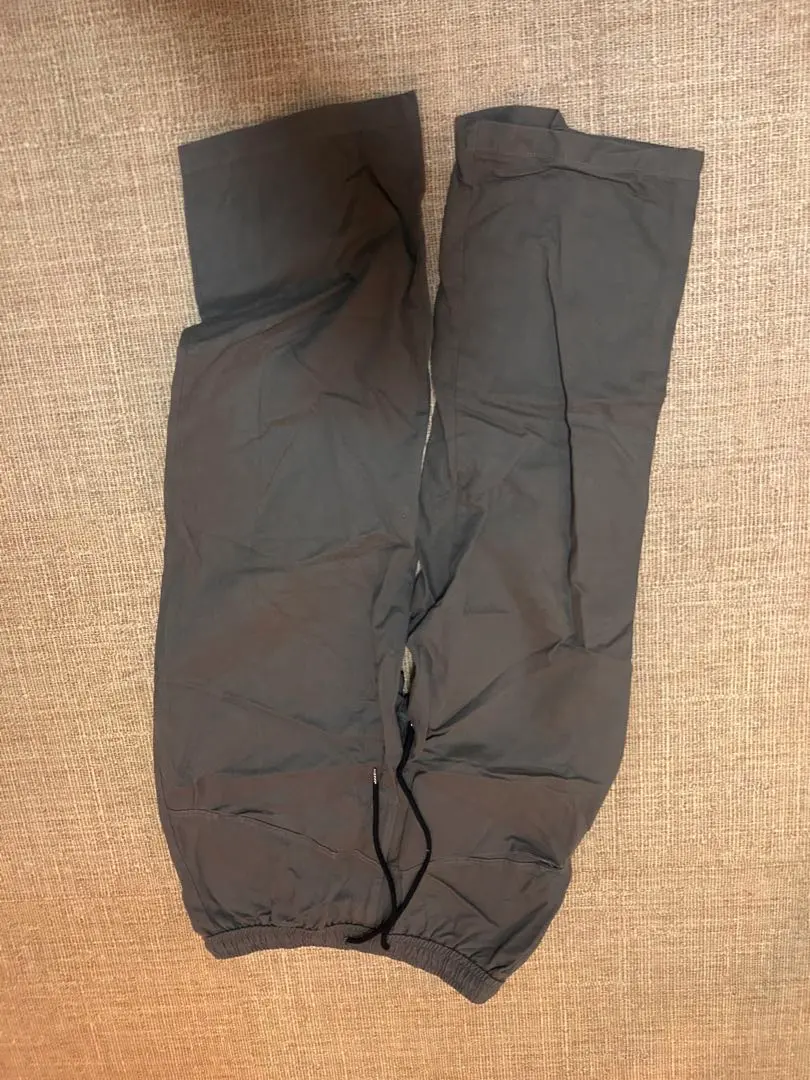 Thumbnail of Black work pants with elastic waist and drawstring