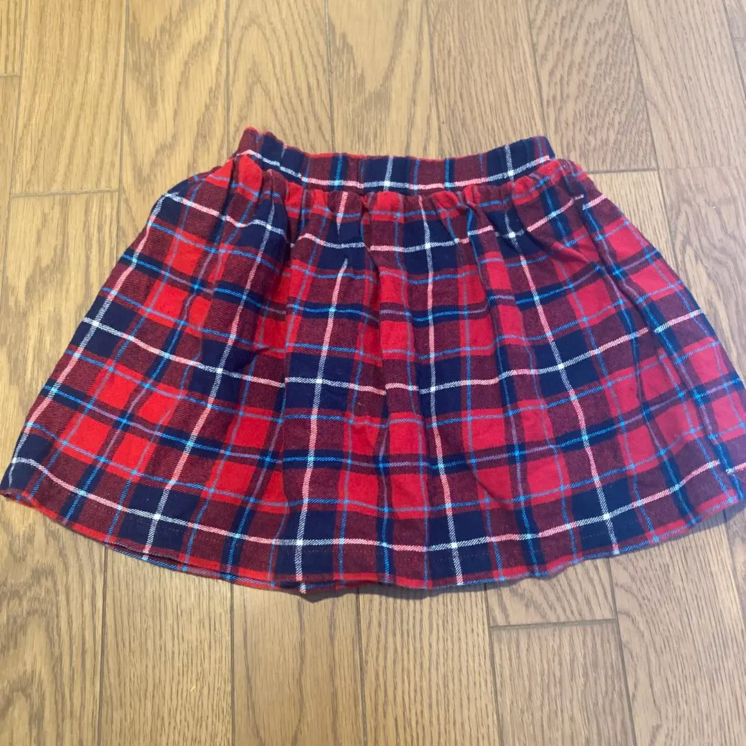 Thumbnail of Price reduced: SKÄPE Checkered Flare Skirt, Size 110