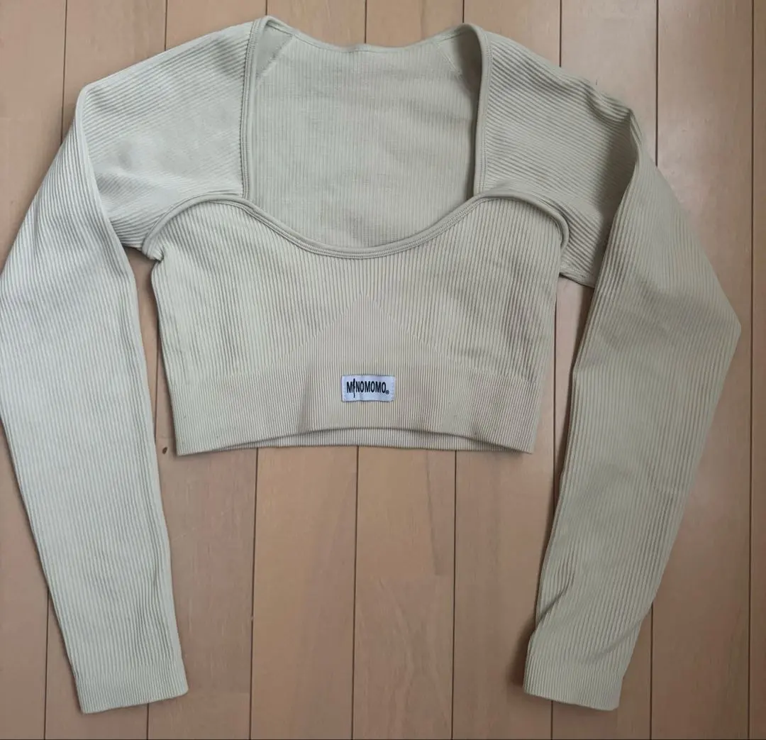 alo yoga M ホワイト クロップドTシャツ柔らかいアローヨガ未使用