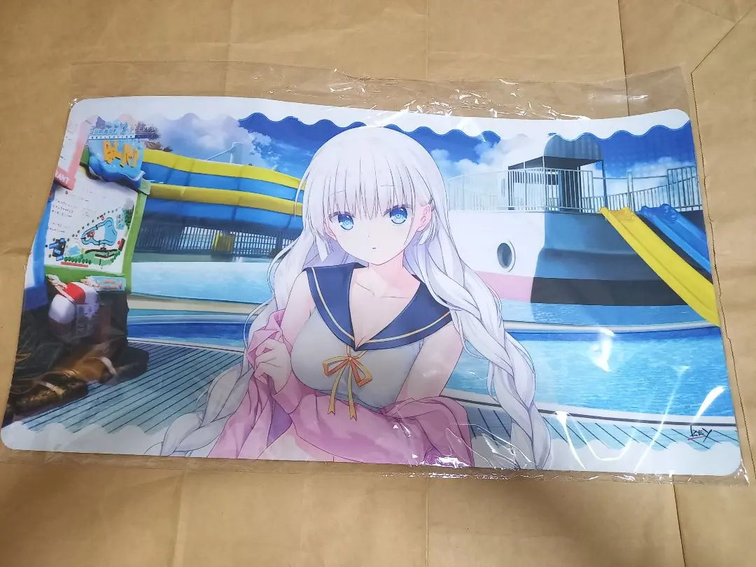 サマーポケッツ 鳴瀬しろは 　マットカーテン魂 サマポケ Summer Pockets REFLECTION BLUE ラバーマット(鳴瀬しろは/Sound