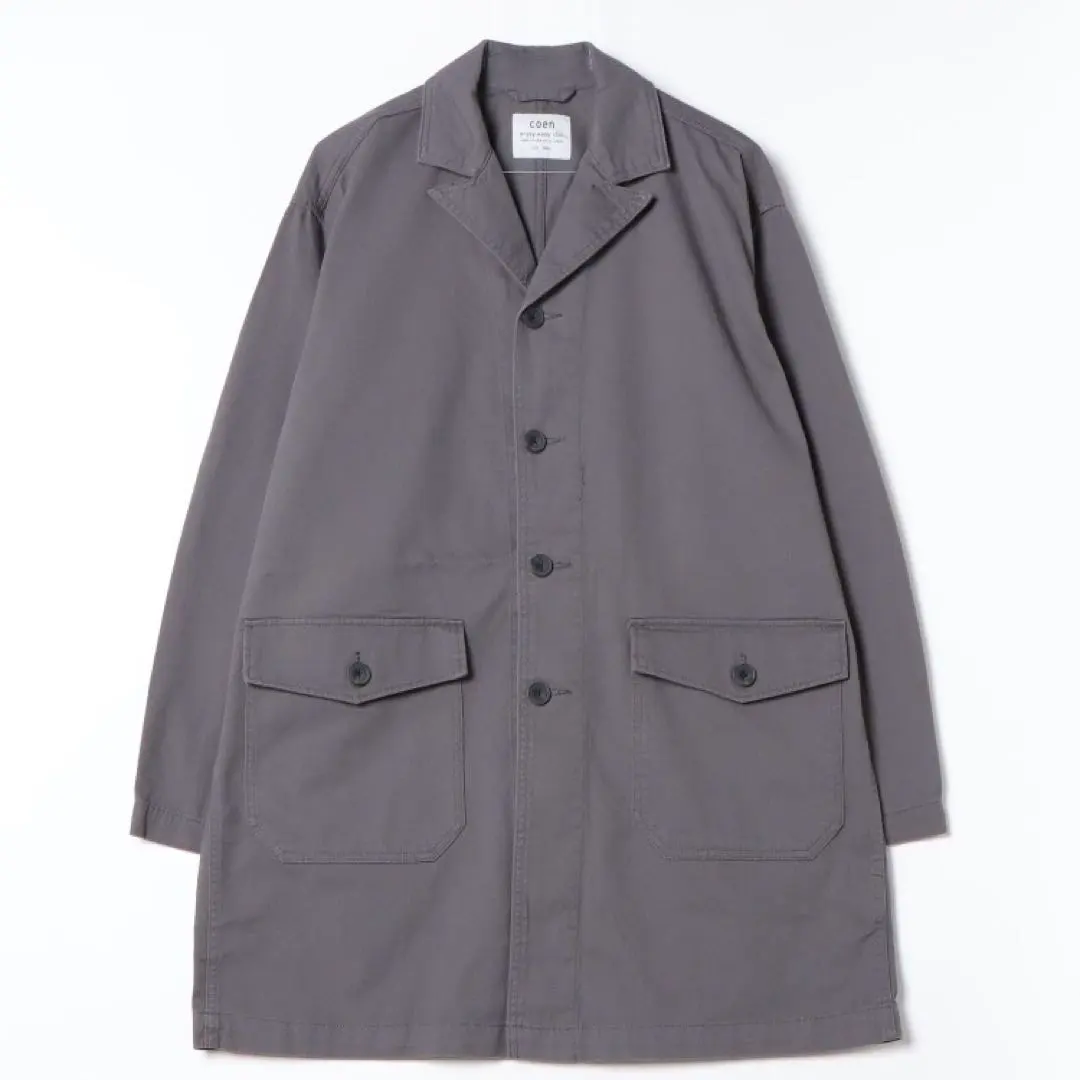 Thumbnail of 【Excellent Condition】coen Men's Trench Coat, Size M, Dark Gray