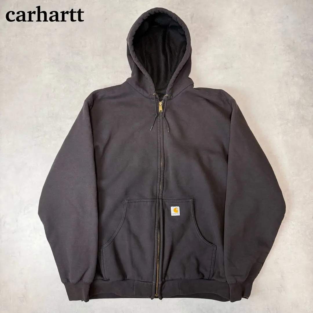 Thumbnail of Carhartt J149 BLK Zip-Up Hoodie Sun Faded XL