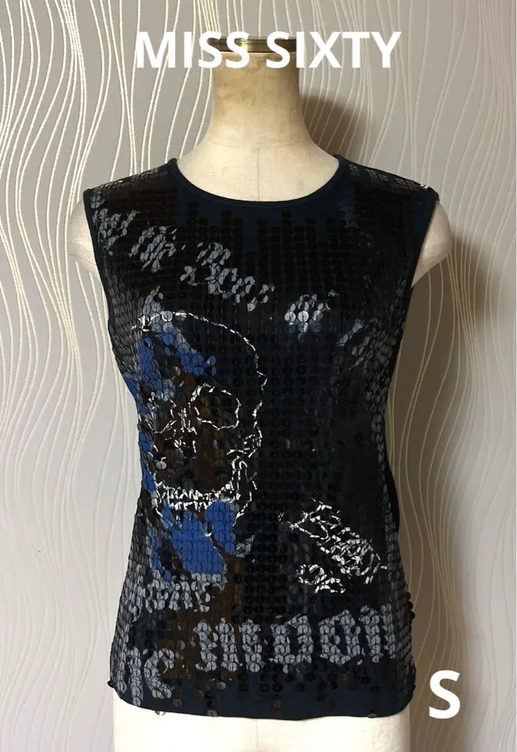 美品！90年代レア品　MISS SIXTY ビーズタンクトップ 美品！90年代レア品MISS SIXTY ビーズタンクトップ