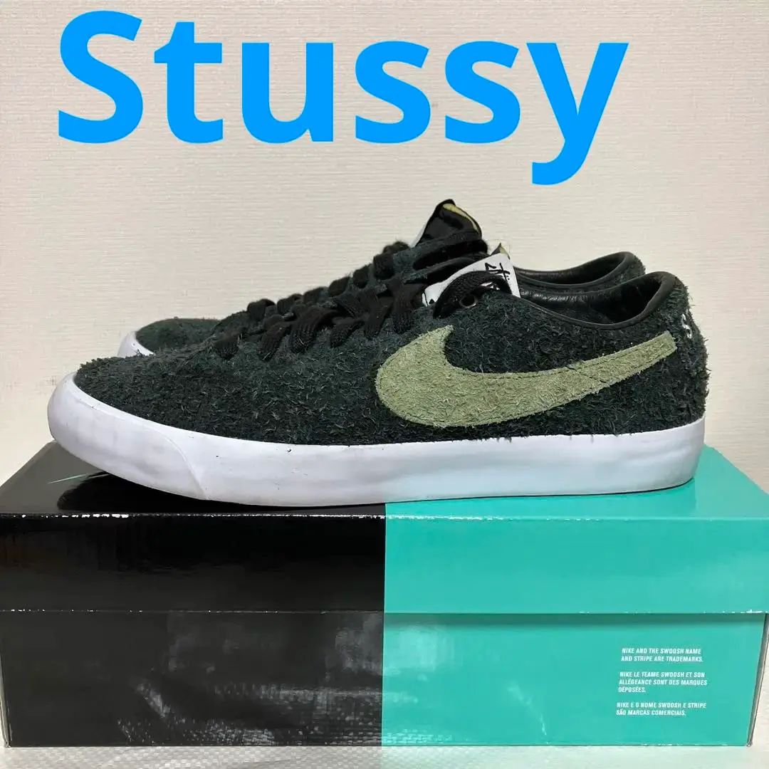 Stussy × Nike SB Blazer Low 