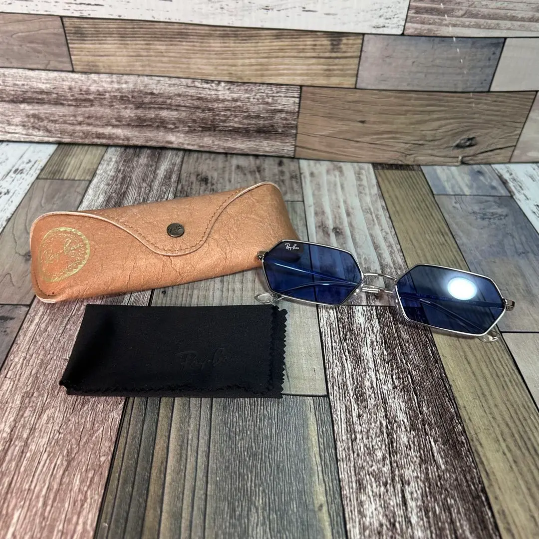 【美品】Ray-Ban レイバン UPTOWN リムレス サングラス 縁無し 2025年最新】Ray Ban フレーム形:リムレス サングラスの人気