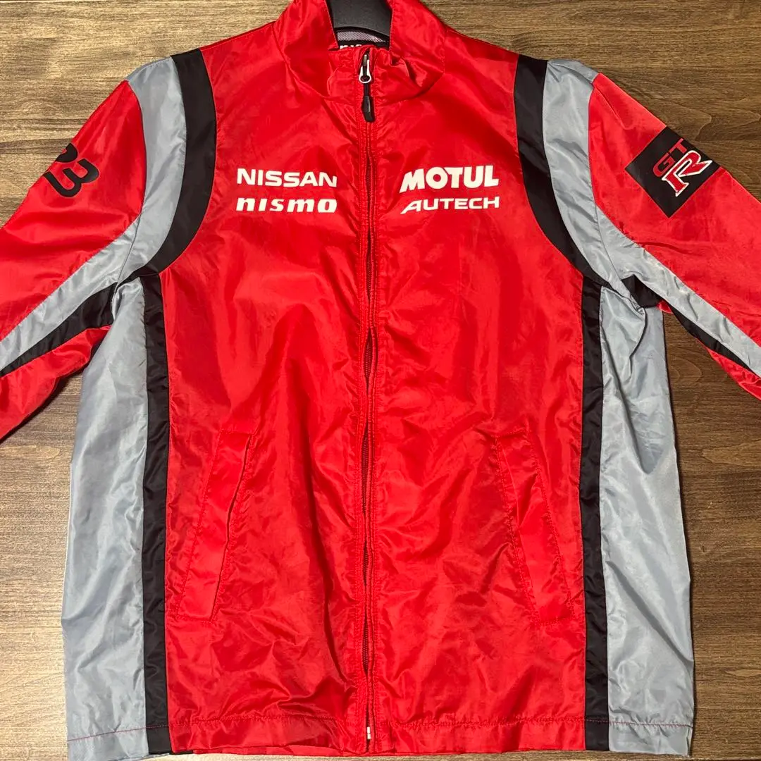 【希少】NISSAN NISMO　ニスモ　ナイロンジャケット　極美品　LL　赤 希少】NISSAN NISMO ニスモ ナイロンジャケット 極美品 LL 赤