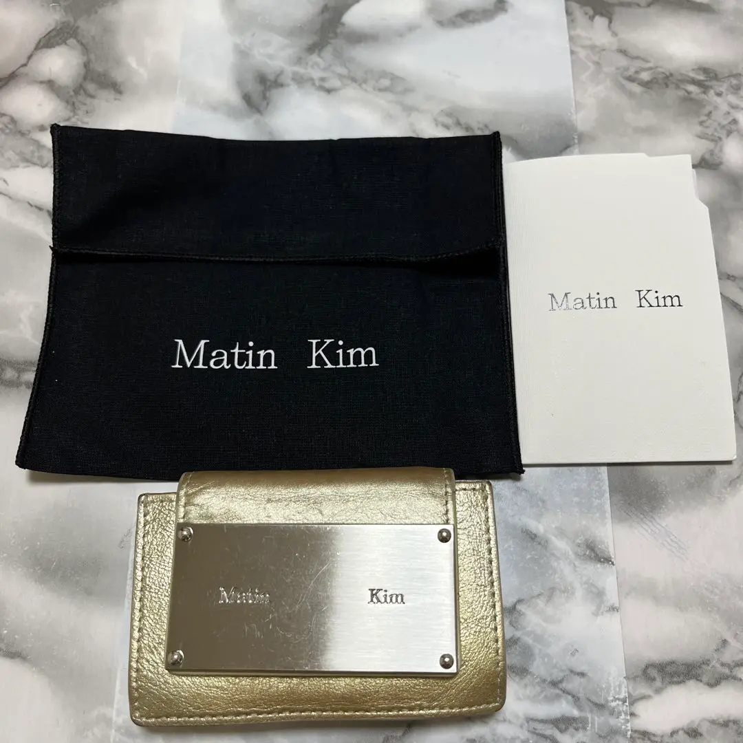 matin kim 二つ折り財布 二つ折り Matin Kim(マーティンキム) 折りたたみ財布(レディース