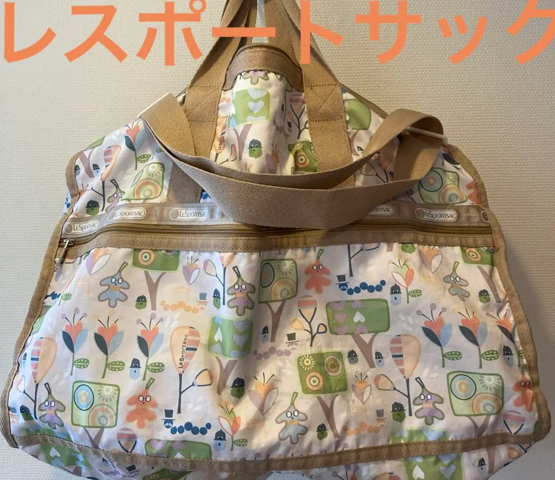 Thumbnail of LeSportsac Shoulder/Boston Bag 2-Way: Floral & Tree Pattern