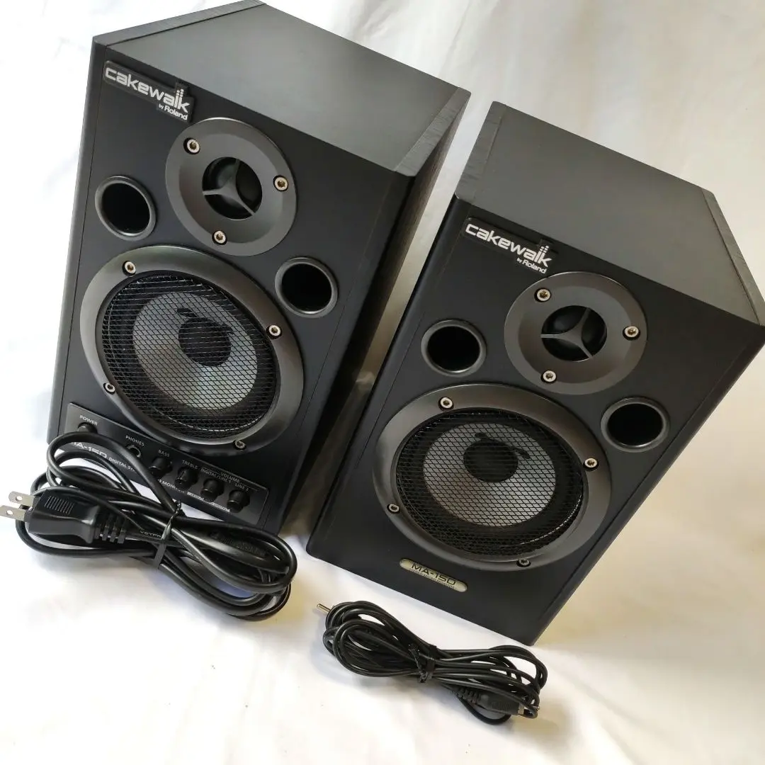 Rolandローランド MA-10D ステレオ マイクロ モニター スピーカー Roland ローランド MA-10D アンプ内蔵モニター・スピーカー