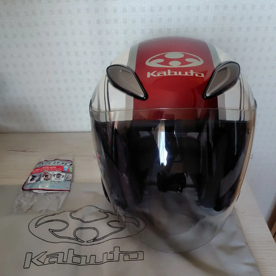 OGK Kabuto AVAND2 ジェットヘルメット Lサイズ 赤黒紫 AVAND-II OGK KABUTO AVAND-2 アヴァンド2 スポーティー