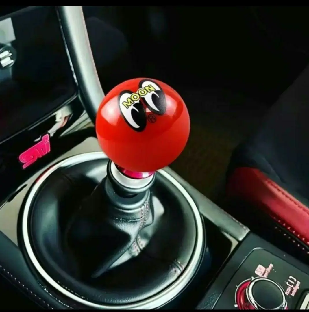 ☆ 旧車　ローリングロック　タップハンドル　ジョッキーシフト　ムーンアイズ ラッキー 8ボール シフトノブ - MOONEYES (Japanese)