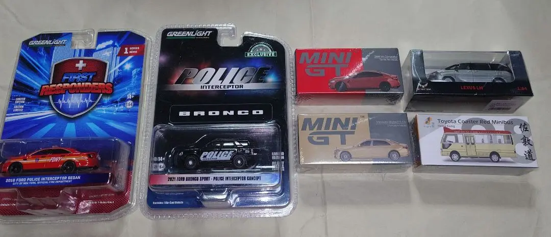 新品未使用未開封‼️TINY ミニカー6台セット‼️限定品あり‼️ Tiny City No.147 日野500 ボックストラック 深セン市交通運