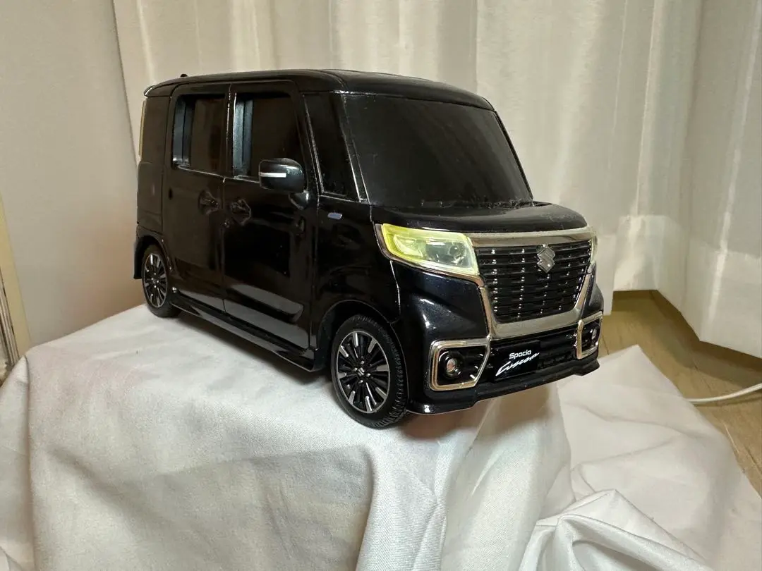スズキ スペーシアカスタムMK53S カラーサンプル 1/18 ブラック