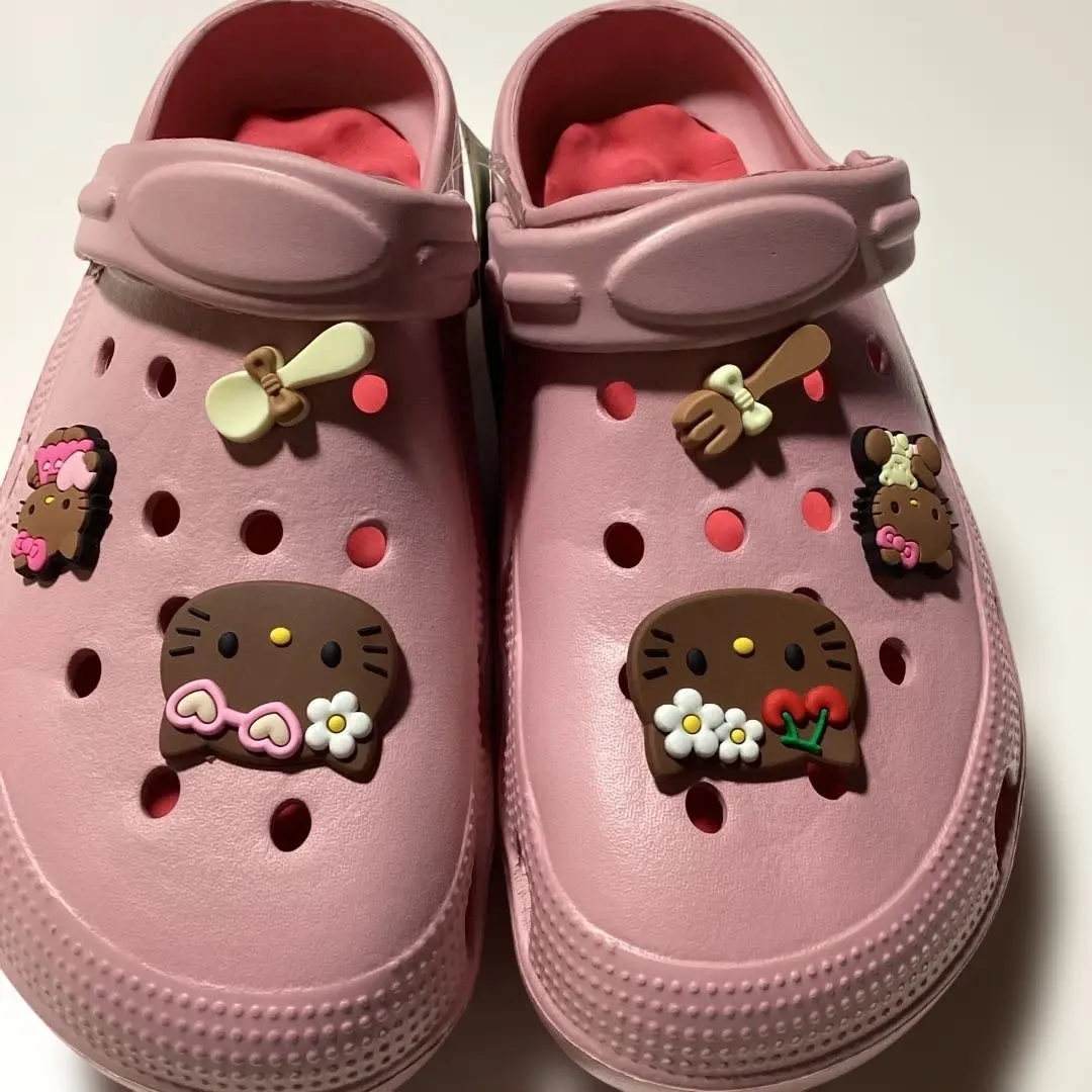 Thumbnail of ❤️Weekend SALE❤️ Kitty-chan❤️ With Jibbitz Thick-soled Clog Sandals M