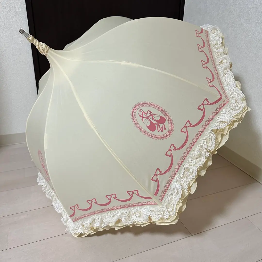 ルミエーブル　深澤翠 コラボ　日傘　レース　白　限定品　ロリィタ　クラシカル ルミエーブル深澤翠 コラボ日傘レース白限定品ロリィタクラシカル