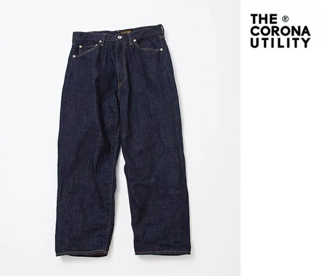 美品✨　THE CORONA UTILITY デニム ブラック　日本製　L CP005・W05 5Pocket / Black Denim – THE CORONA UTILITY