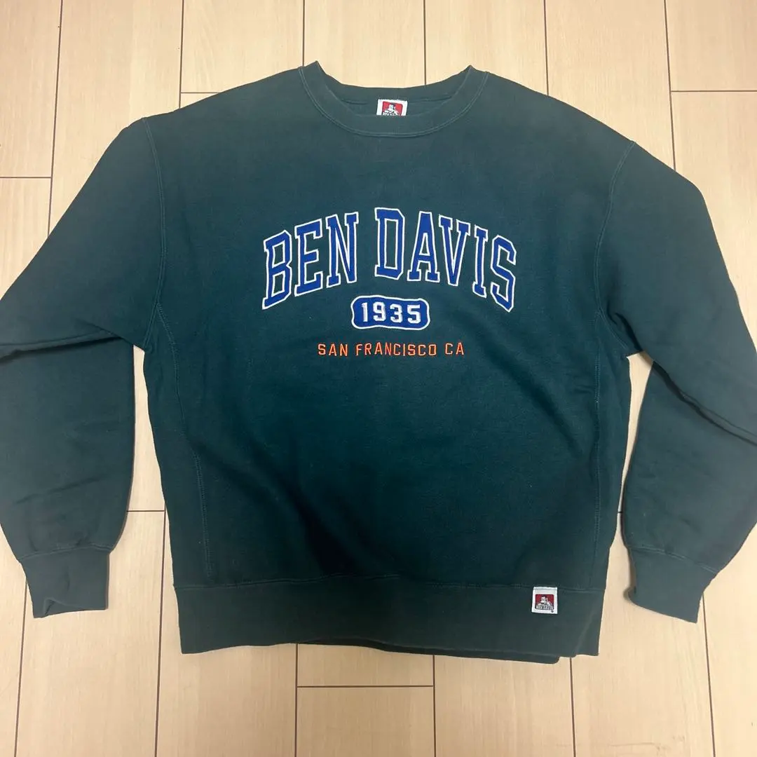 Thumbnail of Ben Davis Crew Neck Sweatshirt, Dark Green