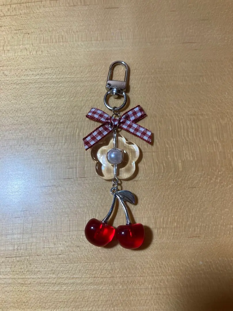 Thumbnail of Cherry Bead Keychain