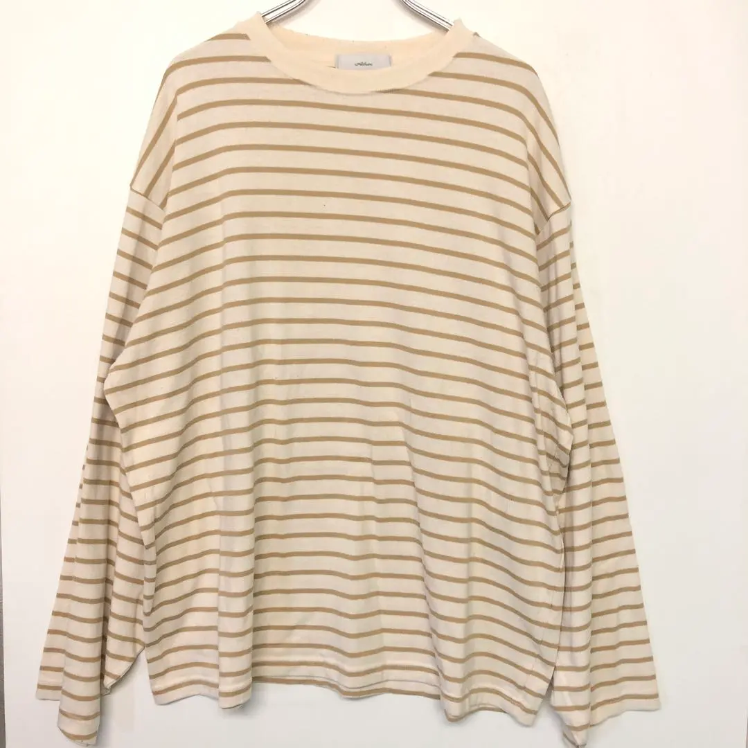 Thumbnail of ADRER 23ss Vintage Extra Quality Border Long Sleeve T-shirt