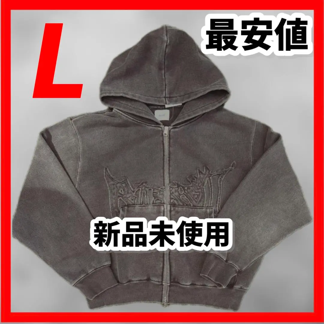 【bless ü】名古屋限定 モカブラウン ジップアップパーカー 名古屋限定色 bless u ジップパーカーモカブラウン