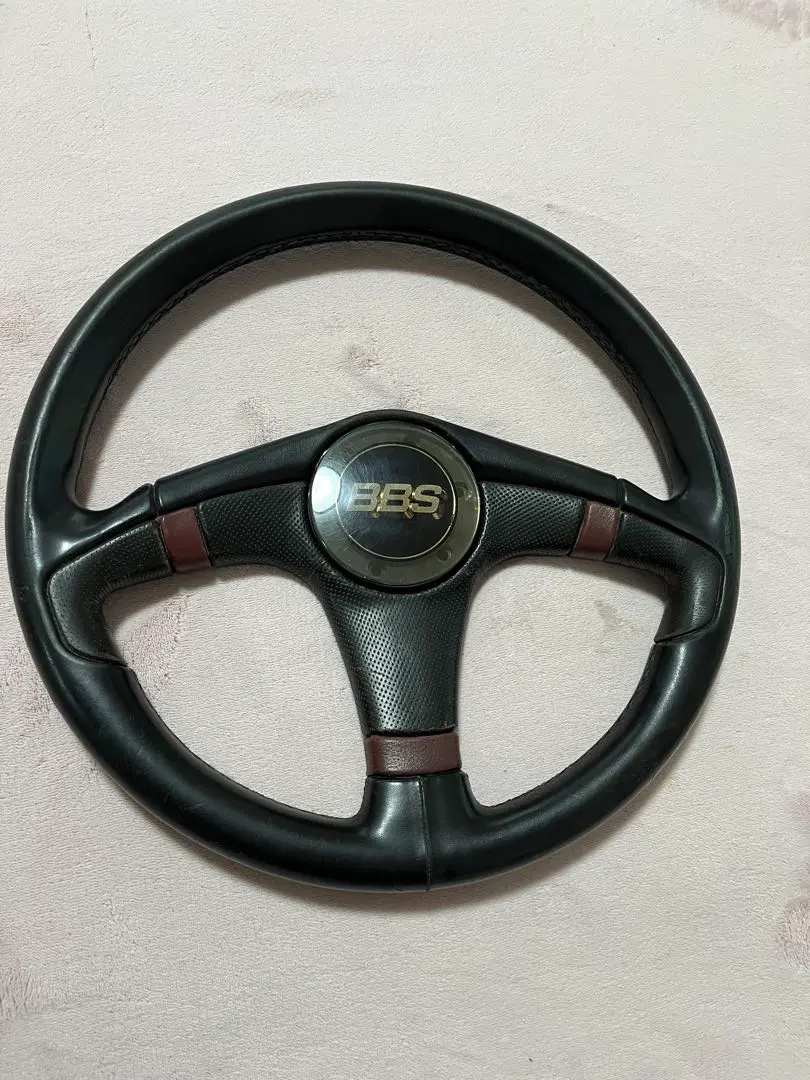 bbs ステアリング イタルボランテ ウッド 程度良好 正規品 BBS italvolanti ステアリング イタルボランテ レザー ウッド