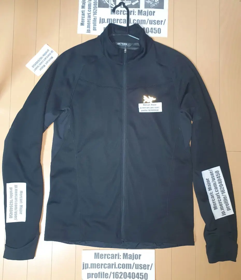 アークテリクス ブラック サイクルジャケットwindstopper レア