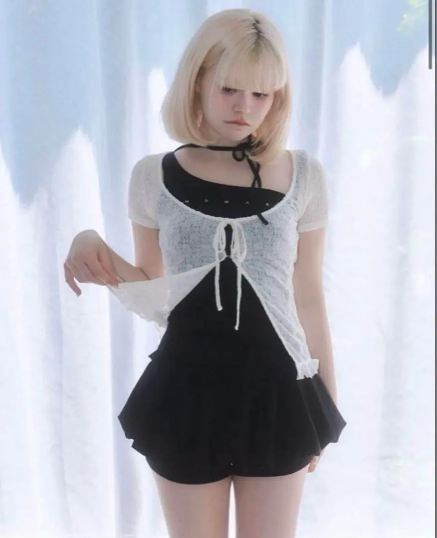 Thumbnail of andmary claire set tops black