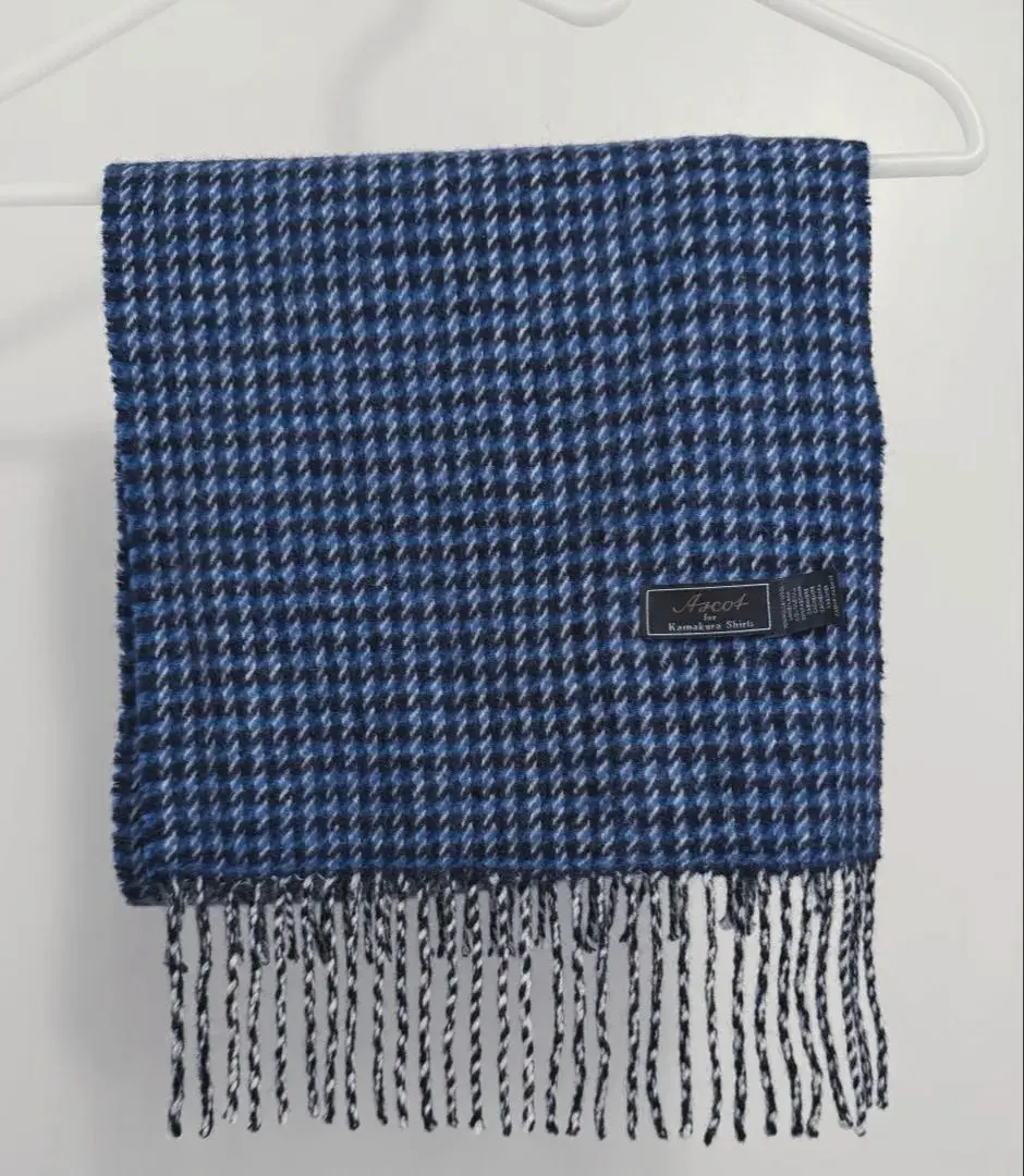 【美品】Maker's Shirt鎌倉 ASCOT カシミヤ100% マフラー 美品】Maker´s Shirt鎌倉 ASCOT カシミヤ100% マフラー メンズ