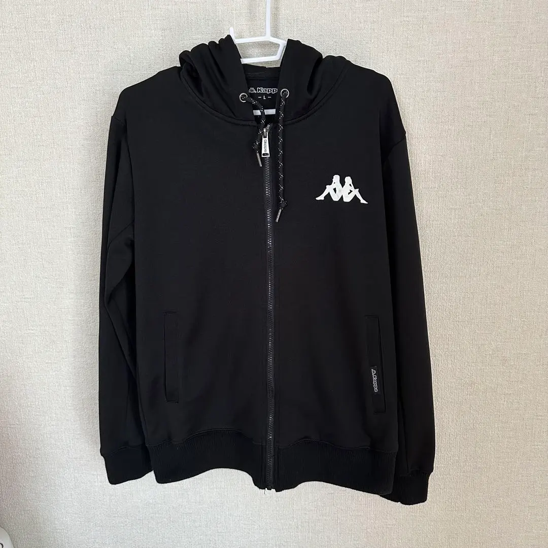 Thumbnail of Kappa Zip Hoodie L size Black, Excellent Condition