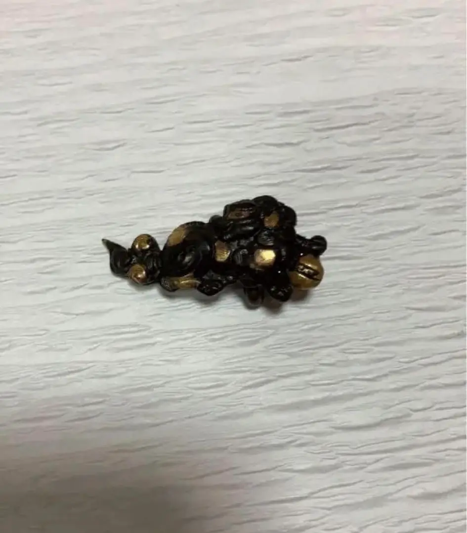 骨董　金獅子　帯留め 骨董 金獅子 帯留め