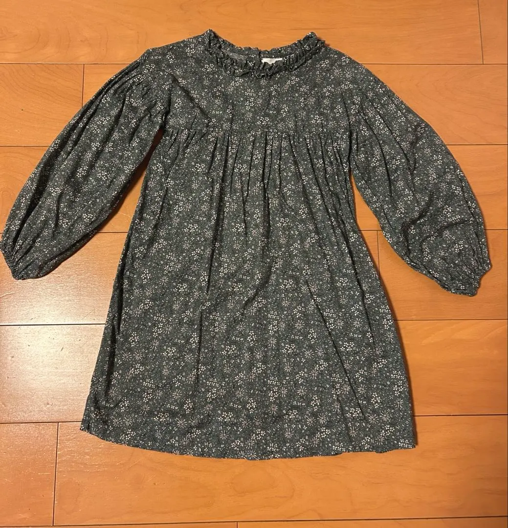 Thumbnail of Popular!! H&M Floral Print Long Sleeve Dress 7-8y 128cm