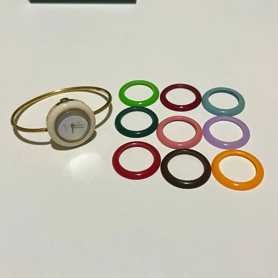 Gucci レディース 時計 カラーチェンジリング付き✳電池交換済 hq720.jpg?sqp=-
