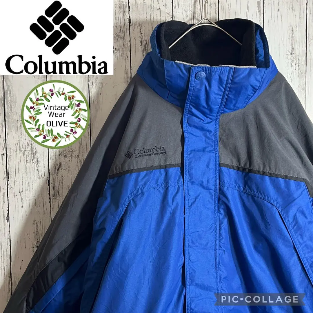 Thumbnail of Columbia Mountain Parka 2XL Fleece Inner (Removable) Blue Gray