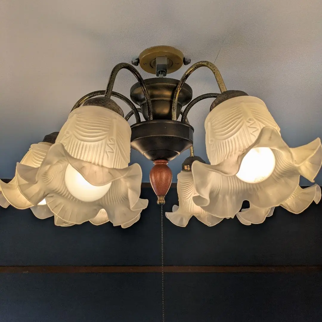 キシマ　シャンデリア　ペンダントライト　LED 4灯式　明るさ二段階 キシマ シーリングライト 照明 おしゃれ 4灯 シンプル 北欧