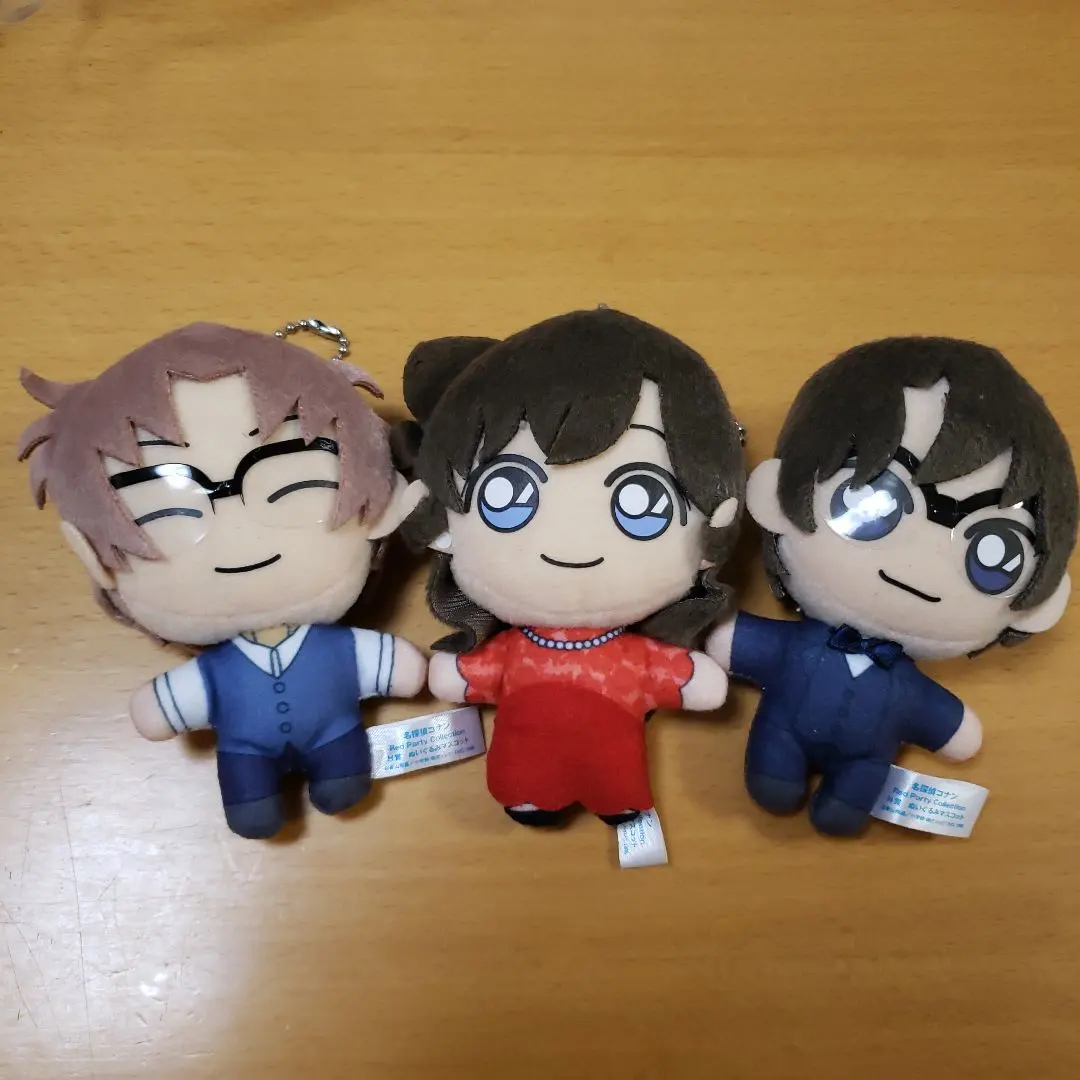 Thumbnail of Detective Conan Plush Doll Mascot Set of 3