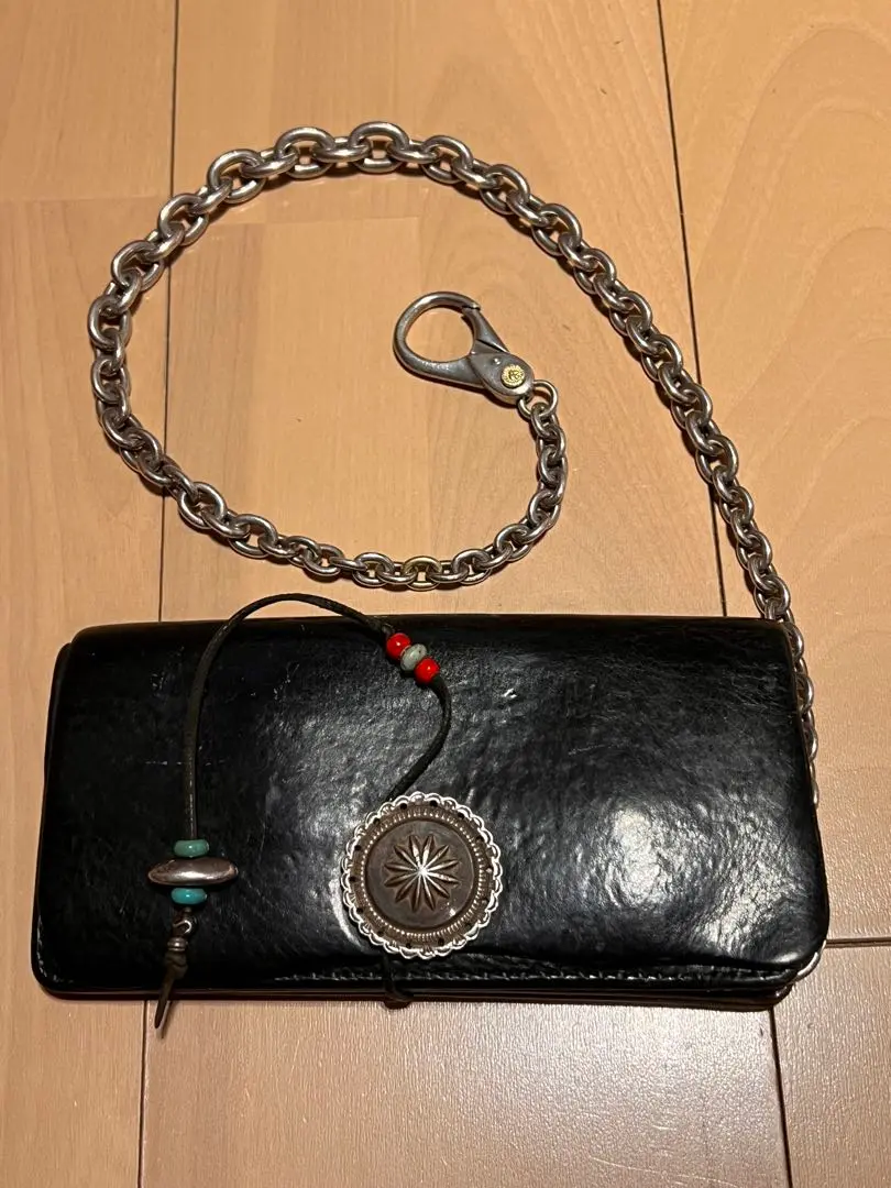 WING ROCK ウイングロック ウォレットチェーンセット WINGROCK ウィングロック wallet chain K18 金メタル付き