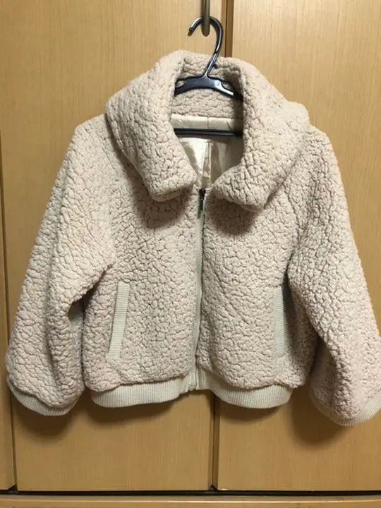 Thumbnail of Price reduced again! Boa fleece blouson jacket, three-quarter length