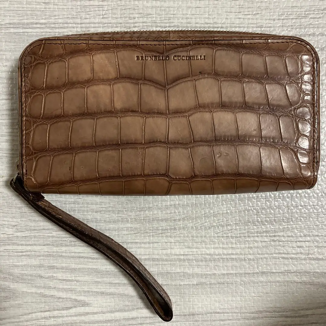 BRUNELLO CUCINELLI クロコダイルレザー 長財布 2025年最新】BRUNELLO CUCINELLI 長財布の人気アイテム - メルカリ
