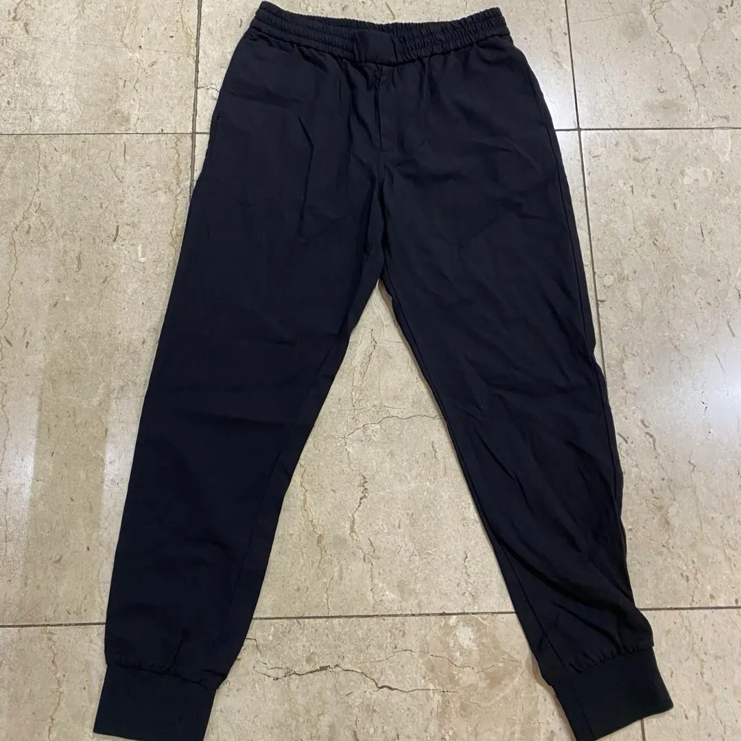 Thumbnail of sh1140 Paul Smith Black Jogger Pants, Lightweight Material