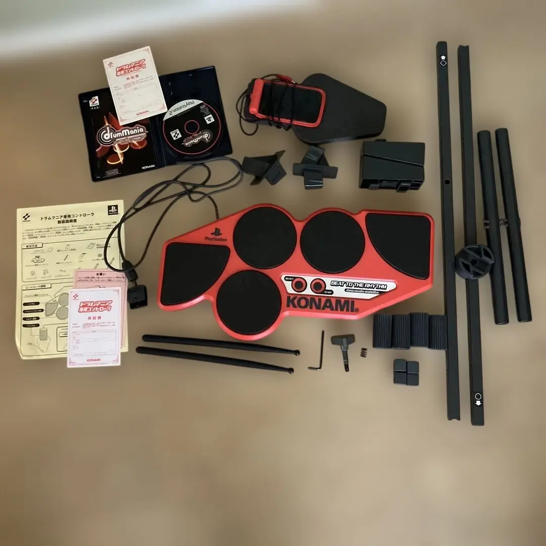 PS2 ドラムマニア専用コントローラー ソフト付き PS2ソフト ドラムマニア [専用コントローラー同梱](状態：内箱